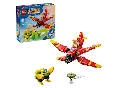 Lego Sonic the Hedgehog 77119 Tornado-1 di Tails