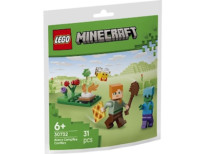 Lego Minecraft 30732 Polybag Conflitto al fal&ograve; di Alex