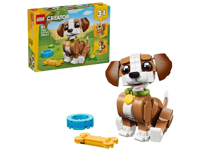 Lego Creator 31382 Adorabili animali: cagnolino giocoso