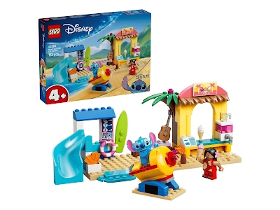 Lego Disney 43280 Divertimento in spiaggia con Lilo e Stitch