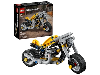 Lego Technic 42225 Moto gialla