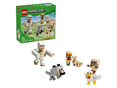 Lego Minecraft 21592 Attacco nel deserto del fantino di polli