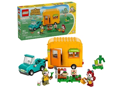 Lego Animal Crossing 77054 La roulotte e il negozio di giardinaggio di Florindo