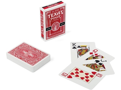 Dal Negro Texas Poker Monkey Carte da Gioco Rosso