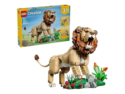 Lego Creator 31386 Animali selvatici: Leone Maestoso
