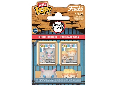 Funko Bitty Pop 2 Pack Demon Slayer Inosuke & Zenitsu