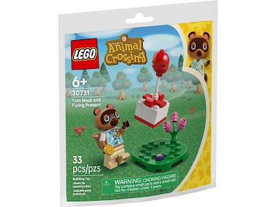 Lego 30731 Polybag Animal Crossing Tom Nook e il Regalo Volante