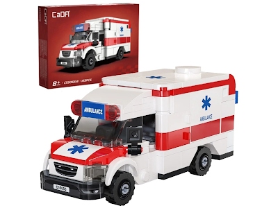 Set Costruzioni Ambulanza Rescue Shield 1:32 163 Pezzi