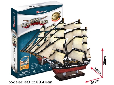 Puzzle 3D USS Constitution