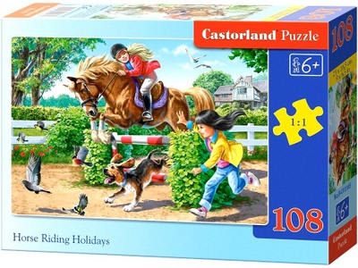 Puzzle Vacanze a Cavallo 108 pezzi