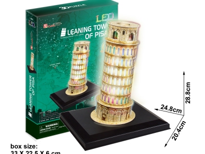 Puzzle 3D Torre di Pisa LED