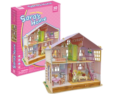 Puzzle 3D per bambine Casa di Sara