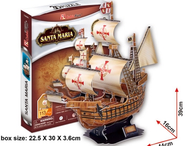 Puzzle 3D Caravella Santa Maria