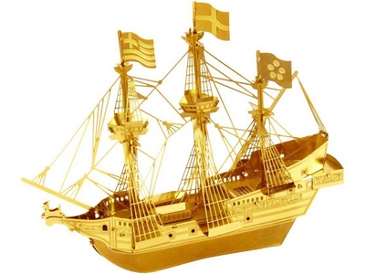 Modellino Golden Hind Dorato